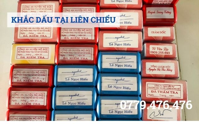 KHẮC DẤU TẠI QUẬN LIÊN CHIỂU