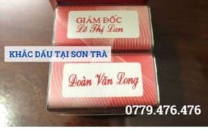 Khắc dấu tại Sơn Trà