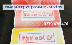 KHẮC DẤU TẠI QUẬN CẨM LỆ ĐÀ NẴNG