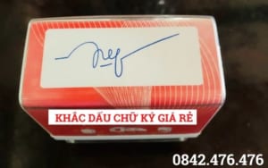 KHẮC DẤU CHỮ KÝ GIÁ RẺ