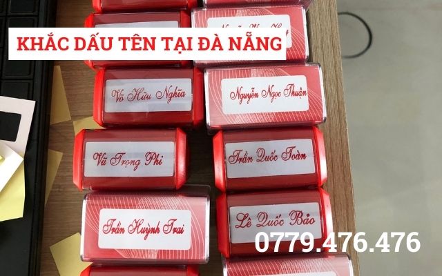 KHẮC DẤU TÊN TẠI ĐÀ NẴNG