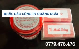 KHẮC DẤU CÔNG TY TẠI QUẢNG NGÃI