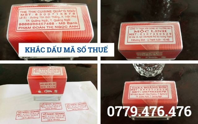 KHẮC DẤU MÃ SỐ THUẾ SẮC NÉT