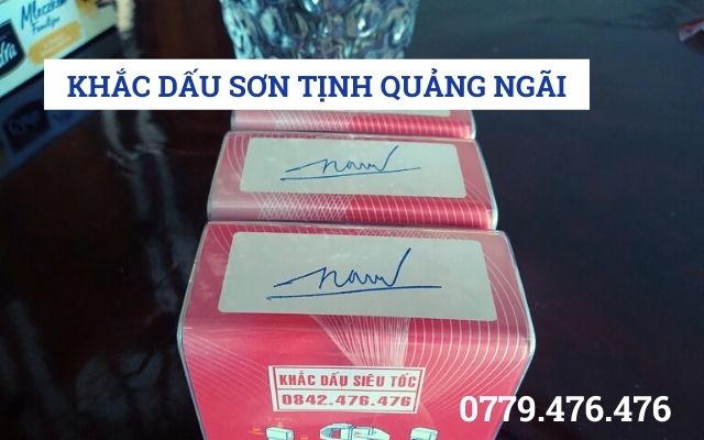 KHẮC DẤU SƠN TỊNH QUẢNG NGÃI