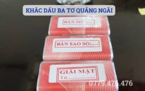 KHẮC DẤU BA TƠ QUẢNG NGÃI