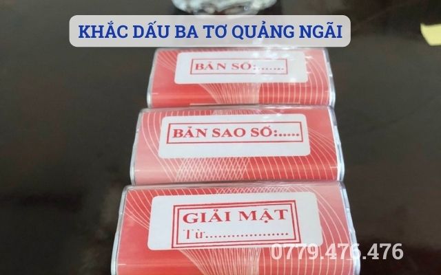 KHẮC DẤU BA TƠ QUẢNG NGÃI