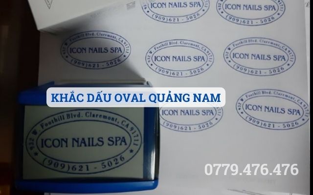 KHẮC DẤU OVAL TẠI QUẢNG NAM