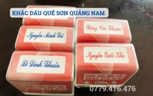 KHẮC DẤU QUẾ SƠN QUẢNG NAM