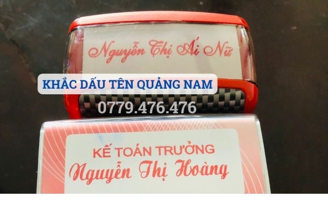 KHẮC DẤU TÊN QUẢNG NAM