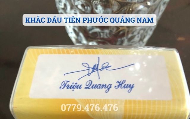 KHẮC DẤU TIÊN PHƯỚC QUẢNG NAM