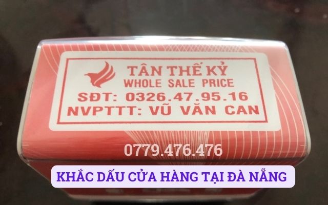 KHẮC DẤU CỬA HÀNG TẠI ĐÀ NẴNG