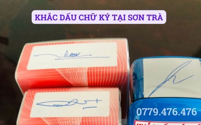 KHẮC DẤU CHỮ KÝ TẠI SƠN TRÀ