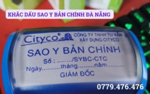 KHẮC DẤU SAO Y BẢN CHÍNH TẠI ĐÀ NẴNG