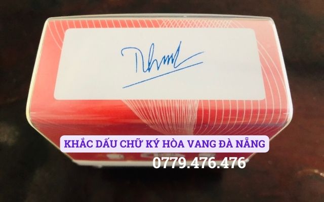 KHẮC DẤU CHỮ KÝ HÒA VANG ĐÀ NẴNG