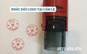 KHẮC DẤU LOGO TẠI CẨM LỆ