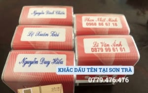 KHẮC DẤU TÊN TẠI SƠN TRÀ