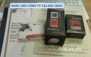 KHẮC DẤU CÔNG TY TẠI HẢI CHÂU