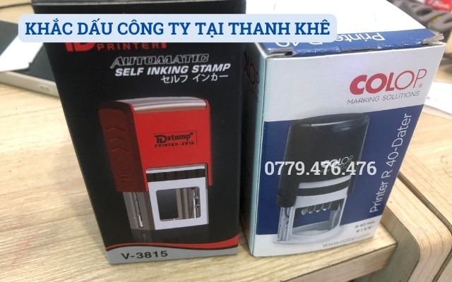 KHẮC DẤU CÔNG TY TẠI THANH KHÊ