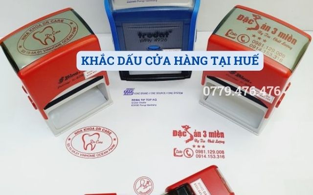 KHẮC DẤU CỬA HÀNG TẠI HUẾ