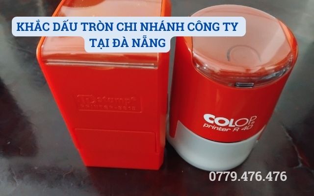 KHẮC DẤU TRÒN CHI NHÁNH CÔNG TY TẠI ĐÀ NẴNG