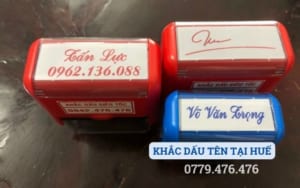 KHẮC DẤU TÊN TẠI HUẾ