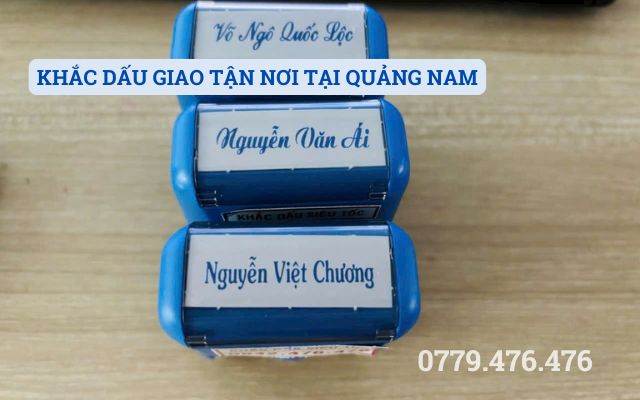 KHẮC DẤU GIAO TẬN NƠI TẠI QUẢNG NAM