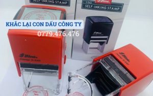 KHẮC LẠI CON DẤU CÔNG TY