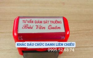 KHẮC DẤU CHỨC DANH TẠI LIÊN CHIỂU