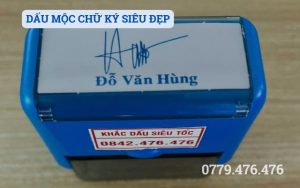 DẤU MỘC CHỮ KÝ SIÊU ĐẸP