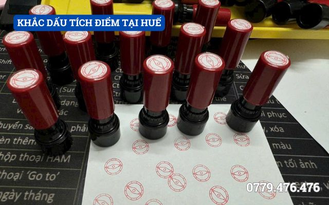KHẮC DẤU TÍCH ĐIỂM TẠI HUẾ