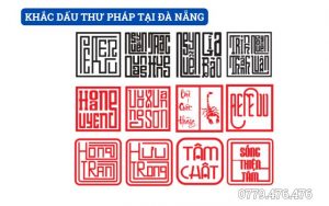 KHẮC DẤU THƯ PHÁP TẠI ĐÀ NẴNG