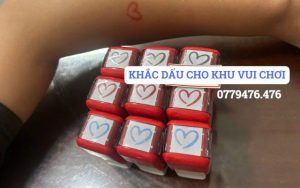 KHẮC DẤU CHO KHU VUI CHƠI
