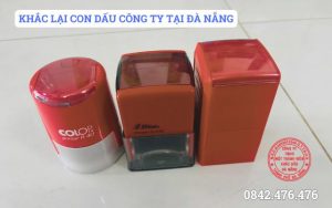 KHẮC LẠI CON DẤU CÔNG TY TẠI ĐÀ NẴNG