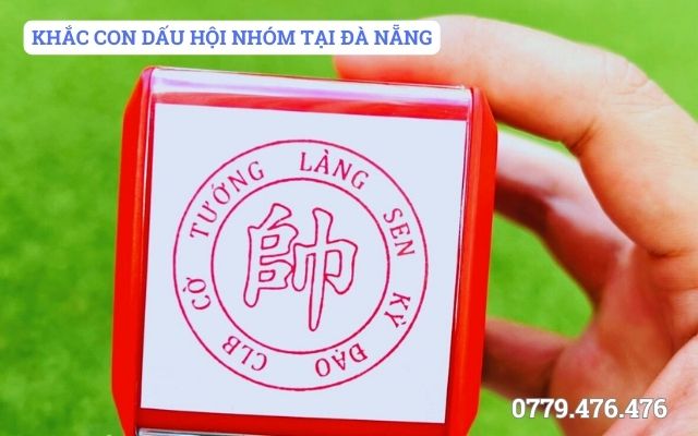 KHẮC CON DẤU HỘI NHÓM TẠI ĐÀ NẴNG